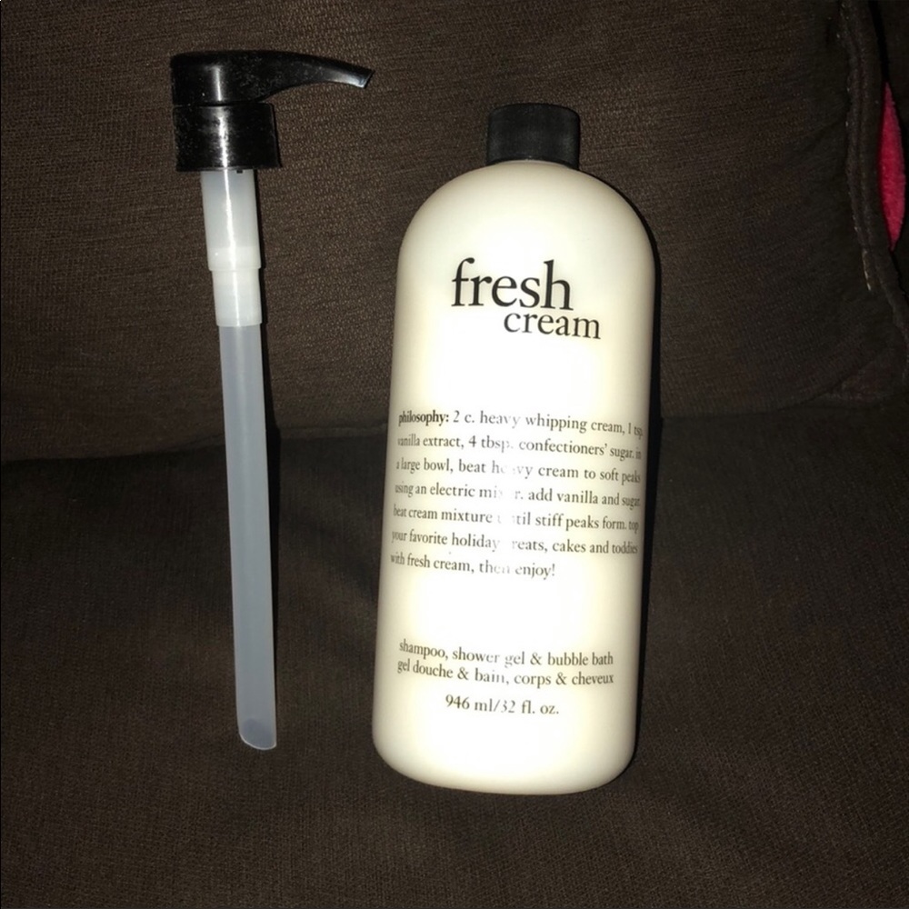 32 oz Philosophy Fresh Cream 3 in 1 Shower Gel